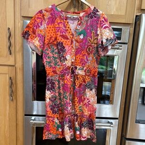 LOFT Multicolor Floral Dress